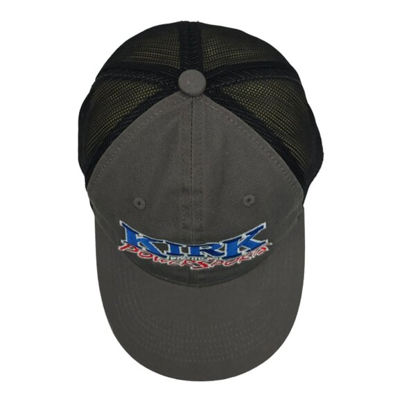 Kirk Brothers Power Sports Embroidered Logo Mesh Strapback Cap Trucker Baseball - Picture 6 of 13